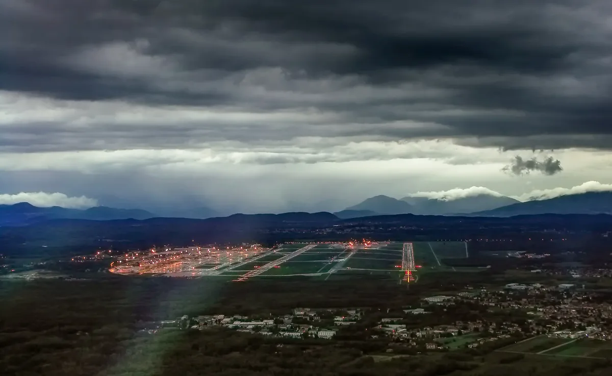 Veduta dell’area aeroportuale di Milano Malpensa