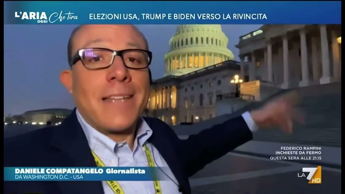 Daniele Compatangelo in collegamento da Washington