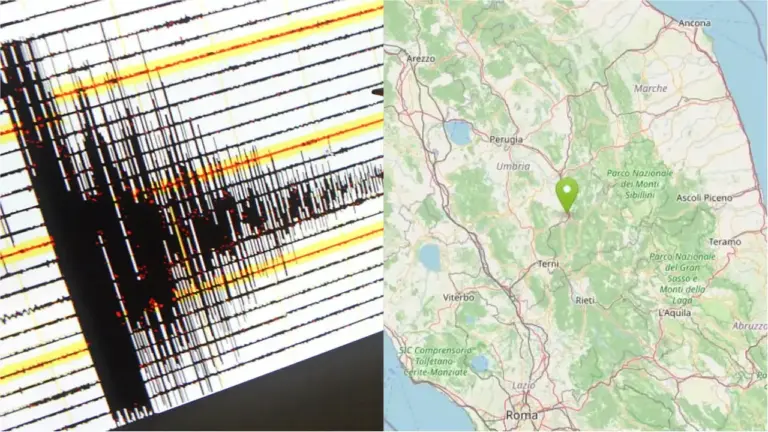 Terremoto Spoleto oggi: scossa di magnitudo 3,0 a Campello sul Clitunno, nessun danno segnalato